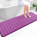 OLANLY Memory Foam Long Bathroom Rugs Runner 70x24, Super Soft Absorbent Bath by OLANLY