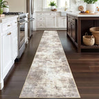 IOHOUZE Abstract Runner Rug 2x12 Ft Washable Runners - Image 3