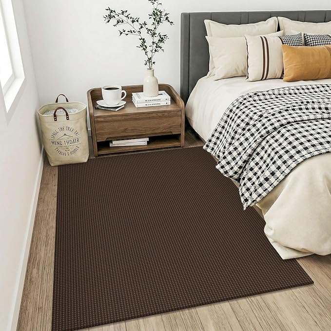 KOZYFLY Washable 4x5 Entry Woven Area Rug, Braided Throw Rugs - Image 8