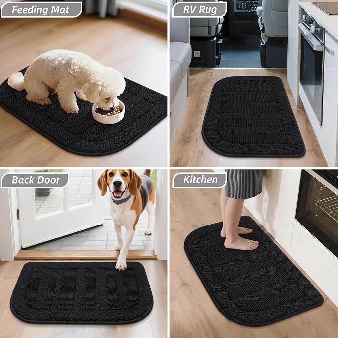 BEQHAUSE 24x40 Inch Kitchen Rug Mat Durable Kitchen Rugs Non-Slip Washable - Image 8