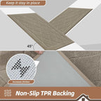 BEQHAUSE Dirt Trapper Door Mat 24" x 60", Doormat Non-Slip Entryway Rugs - Image 5