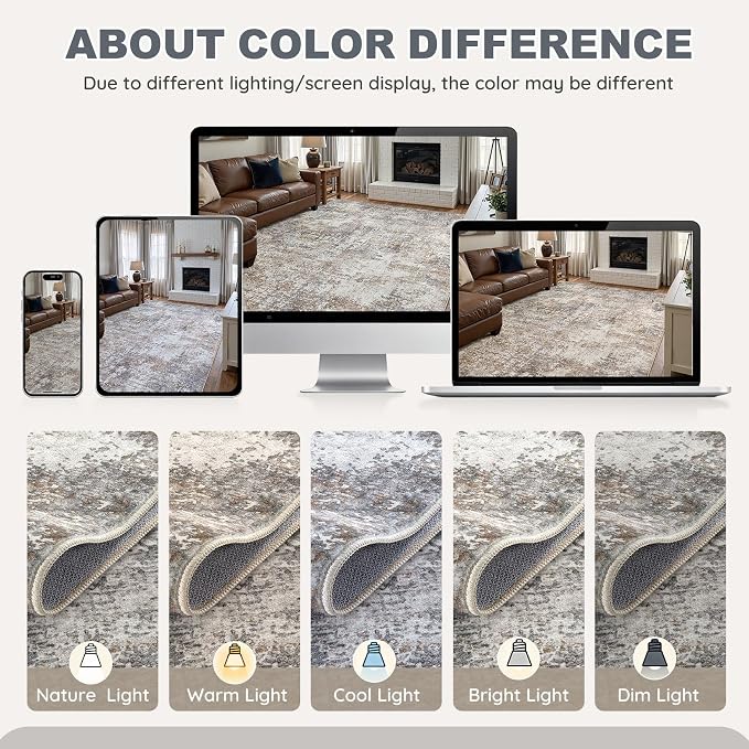 DMOYEST Area Rug Living Room Rugs - Image 7