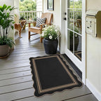 Easy Jute Kitchen Rug 2x3 Front Door Mat Washable Non Slip Entryway Rug - Image 8