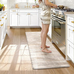 KIMODE Anti Fatigue Mats for Kitchen Floor, Farmhouse Kitchen Runner Rugs by StayinComfortCookwithJoy