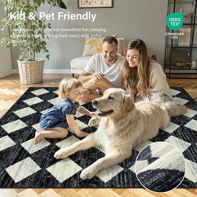 Lahome Zelie Machine Washable Area Rugs - Image 5