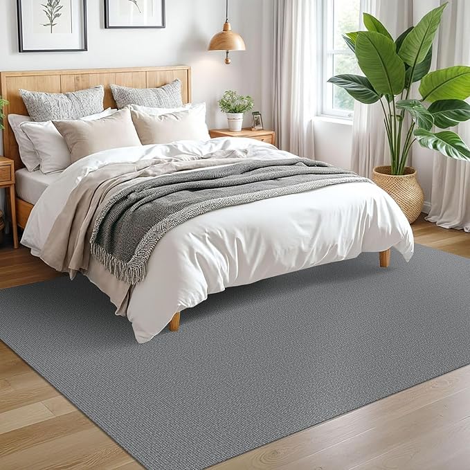EARTHALL Washable Area Rugs 5x7 Ft Non Slip Living Room Rugs Cotton Rubber - Image 8