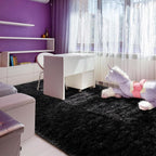 Andecor Soft Fluffy Bedroom Rugs, 8 x 10 Feet Indoor Shaggy Plush Area Rug - Image 3