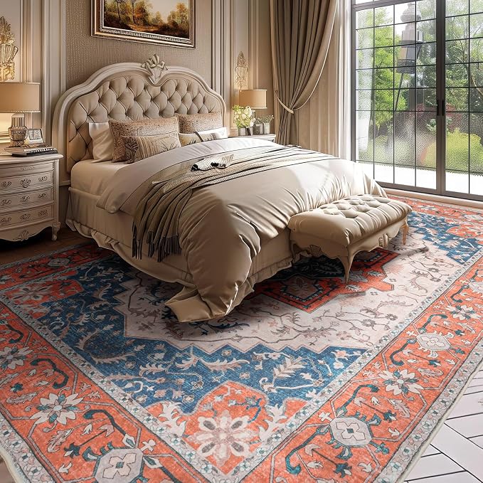 Lessymo 5x7 Area Rugs for Living Room- Machine Washable Area Rugs, Super Soft - Image 8