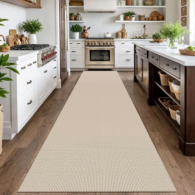 IOHOUZE Washable Exrea Long Hallway Runner Rug 3x14 Non Slip Rubber Backed - Image 7