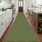 IOHOUZE Washable Exrea Long Hallway Runner Rug 3x20 Non Slip Rubber Backed - Image 2