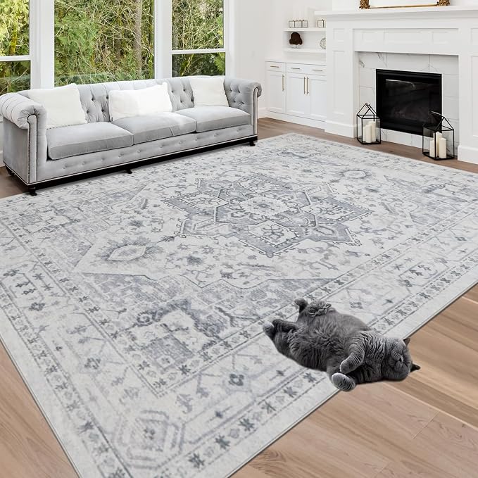 Srugn Area Rug 8x10 Washable Area Rugs - Image 9