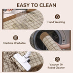 Kitchen Mats for Floor 17"x47", Non-Slip Washable Kitchen Rugs, Absorbent and - Image 6