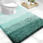 OLANLY Luxury Toilet Rugs U-Shaped 24x20, Extra Soft and Absorbent Microfiber by OLANLY