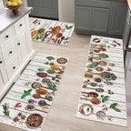 Vaukki Boho Kitchen Rug Sets 3 Pieces, Washable Kitchen Mats - Image 7