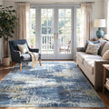 4x6 Ft Area Rugs for Living Room, Soft Non-Slip Washable Rugs Modern Abstract by Cuzwlovita