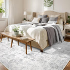 Washable 8×10 Area Rug for Living Room, Vintage Floral Rug Soft Non Slip Stain - Image 2