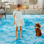 Ultra Soft Rug for Living Room, 5X8 Fluffy Shag Area Rug for Bedroom, Modern - Image 8