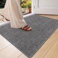 Color&Geometry Ultra Thin Indoor Door Mat 24"x36", Non Slip Rubber Backed Dirt by COLORG