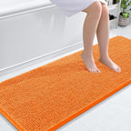 OLANLY Bathroom Runner Rugs 59x24, Extra Soft Absorbent Chenille Bath Rugs by OLANLY