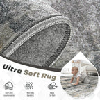 pmtsns Area Rugs 2x8 Runner Rug: Washable Hallway Rug Modern Abstract Neutral - Image 4