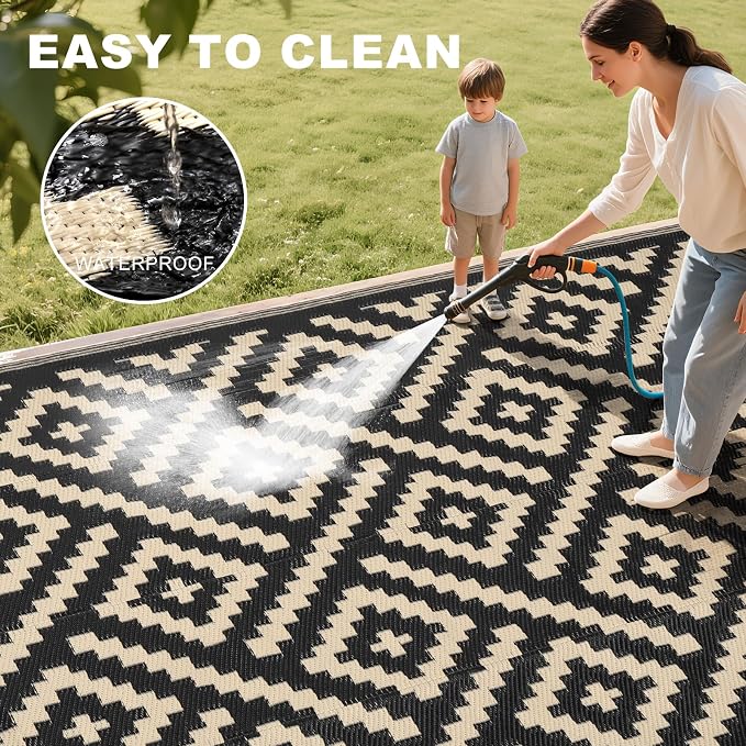 RURALITY Outdoor Rugs 8x10 Feet - Image 5