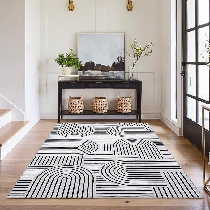 ROYHOME Washable Rug 5x7 Area Rugs - Image 3