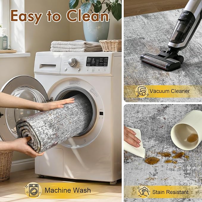 9x12 Ft Extra Large Washable Area Rugs - Image 8