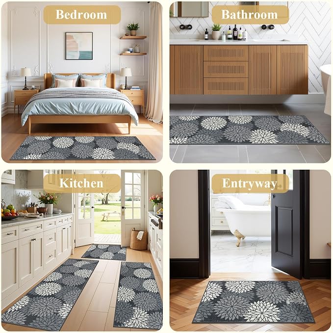 Ileading Boho Kitchen Rugs Sets 3 Piece - Image 4