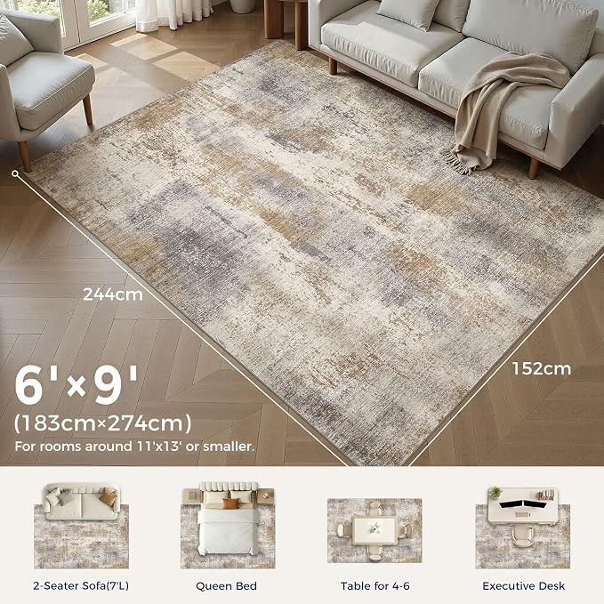 DMOYEST Area Rug Living Room Rugs - Image 2