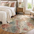RELEANY Washable Area Rugs 8ft Non-Slip Modern Abstract Soft - Image 3