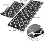 KMAT Kitchen Mat 0.47inch Cushioned Anti-Fatigue Kitchen Rug, Waterproof - Image 2