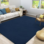 Amearea Large Modern Area Rugs for Bedroom Living Room, 5x8 Feet Navy Blue - Image 2