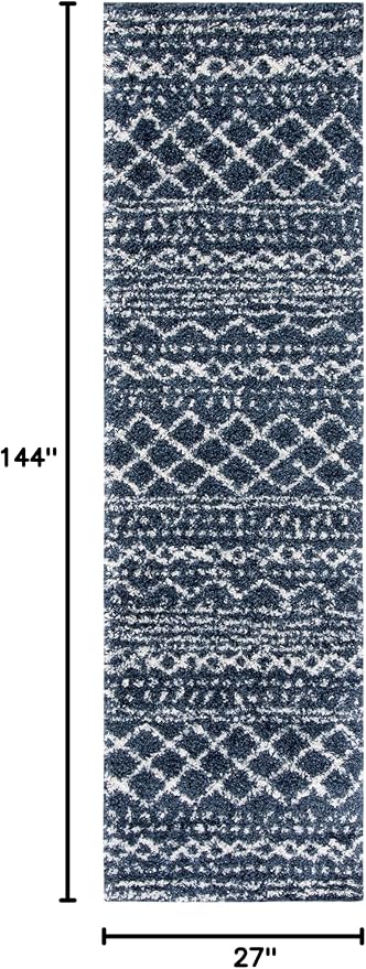 SAFAVIEH Arizona Shag Collection Runner Rug - Image 3