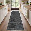 Rugxara 2x6 Runner Rug, Washable Kitchen Rugs, Non Slip Low Pile Area Rug Carpet by Rugxara