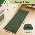 COSY HOMEER-Kitchen-Rugs-and-Mats 20"x48" Non Slip Kitchen Mats - Image 2