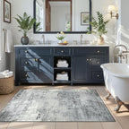 Toneed Abstract Area Rug Modern Washable Rug Soft Non Slip Rug Low Pile - Image 5