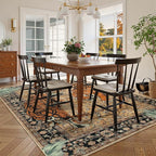Moynesa Tiger 9x12 Rug, Boho Washable 9 x 12 Area Rugs - Image 6