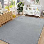 Amearea Large Modern Area Rugs for Bedroom Living Room, 6x9 Feet Grey Thickened - Image 7