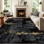 RELEANY Washable Area Rugs 6'x9' Non-Slip Modern Abstract Soft - Image 9