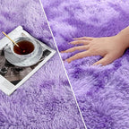Deerhoo Large Shag Area Rugs 8 x 10, Tie-Dyed Plush Fuzzy Rugs - Image 3