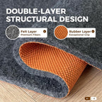 Rug Pad 2 x 6 Ft Non-Slip, Felt and Natural Rubber Backing, 1/4" Thick - Image 6
