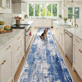 RELEANY Washable Area Rugs 3x12 Non-Slip Modern Abstract Soft by RELEANY