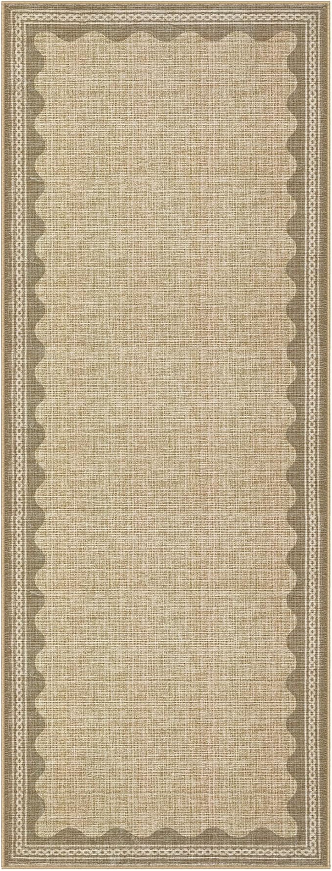 GarveeHome Scalloped 2x10 Runner Rug - Image 5