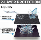 Drymate 2-Pack Jumbo Dog Playpen Mat, Waterproof, Slip-Resistant, Machine - Image 8
