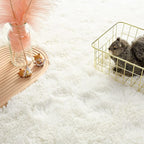 Andecor Soft Fluffy Bedroom Rugs, 4 x 6 Feet Indoor Shaggy Plush Area Rug - Image 2