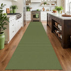 IOHOUZE Washable Exrea Long Hallway Runner Rug 3x16 Non Slip Rubber Backed - Image 2
