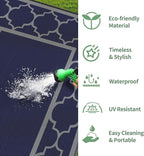 GENIMO 6' x 9' Outdoor Rug Waterproof - Image 9