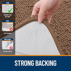 OLANLY Bathroom Runner Rugs 47x17, Extra Soft Absorbent Chenille Bath Rugs - Image 6
