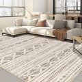 Nakagishi 8x10 Area Rugs Living Room: Washable Boho Large Neutral Soft by NakagishiAreaRug