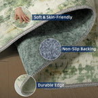 2x5 Washable Runner Rugs，Modern Abstract Rug Runner, Ultra-Thin Kitchen Runner - Image 5